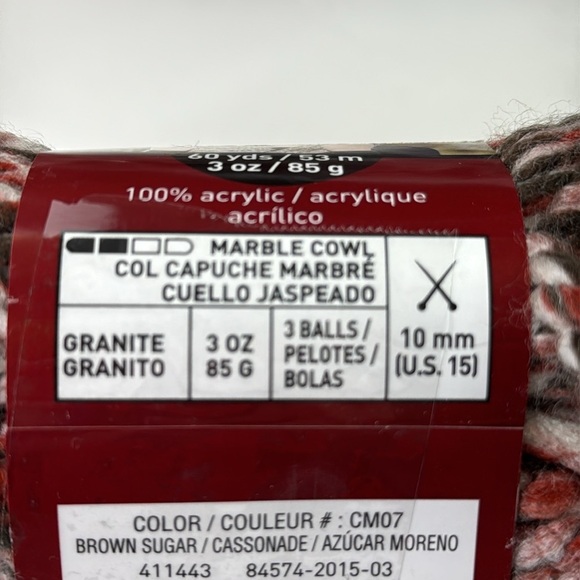 Charisma Marble Yarn - Colour Brown Sugar - Picture 5 of 5